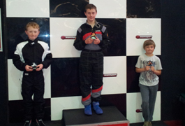 Racing Perfection Kart Academy Eastleigh Cadet Final Podium - Round 5